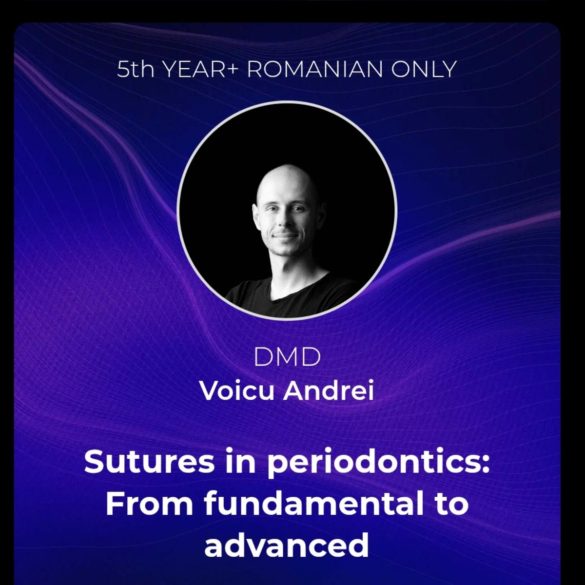 Workshop: suturi în parodontologie, de la fundamente la avansat